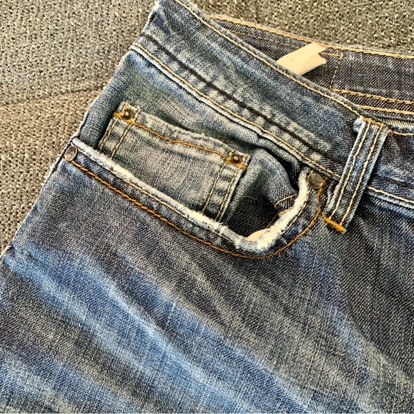 Buffalo David Man Straight Jeans Blue Stretchy 32x32 - Picture 5 of 9